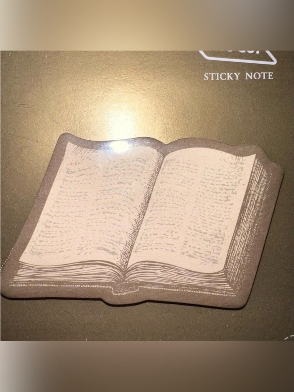 $1 Book Sticky Note Pad $1 WITH ANY $10 ORDER OR MORE